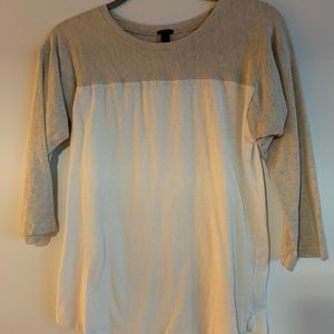 JCrew tee 3/4 sleeve